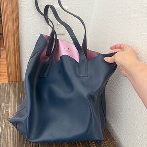 Kate Spade Navy and Pink Shoulder Bag